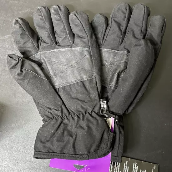 Vintage NEW Mens Insulated DuPont Winter Gloves Target Large Wrist Mint Cond.