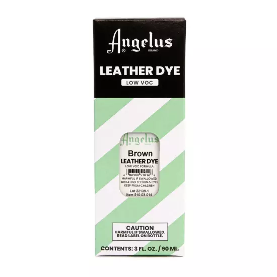 Angelus Low VOC Leather Dye w/ Applicator (3.5 oz)