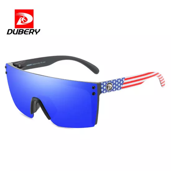 DUBERY Oversized Polarized Sunglasses Men Outdoor Travel Sun Glasses Lightweight