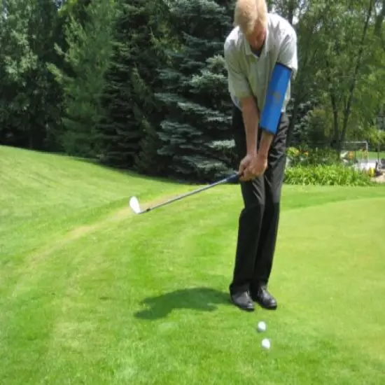 Golf Training Aid-THE CHIPPING YIPS"-Get Help From The "Straight Arm"-standard 