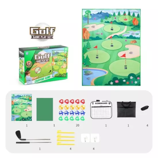 Children's Thick Golf Game Mat Set Indoor and Outdoor Sports Goods C style