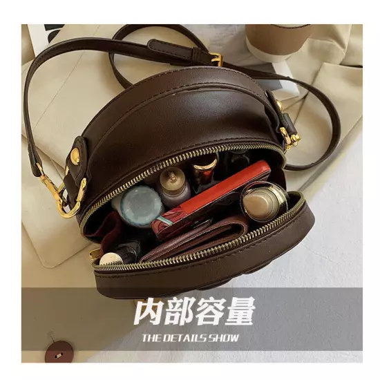 High Quality Rhombus Square Round Handbag Fashion Shoulder Messenger Waist Bag