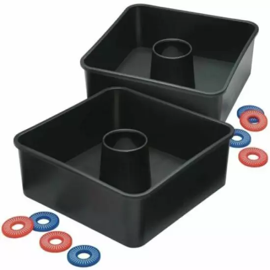 New Other Quest Washer Toss Pitching Portable Backyard Black/Red/Blue