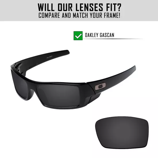 Anti Scratch Polarized Replacement Lenses for-Oakley Gascan OO9014 Options