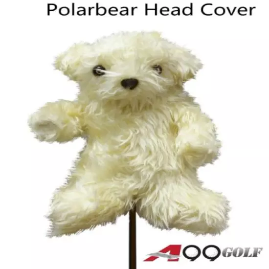 A99Golf Animal Headcover Polarbear Head Cover Cute Gift Fits Fairway Wood