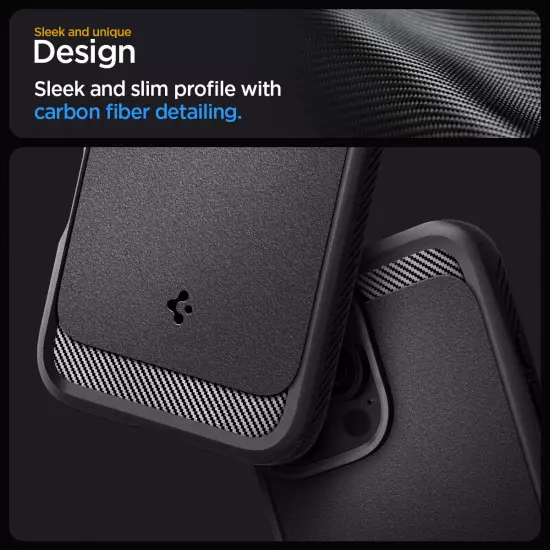 Spigen Rugged Armor MagFit Phone Case for iPhone 16 Pro Max/ 16 Pro/ 16 Plus/ 16