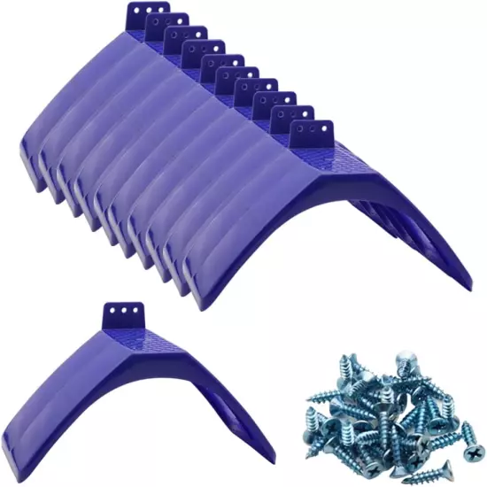 Pigeons Rest Stand with Screws 10 Sets Plastic Bird Perches for Dove Pigeon and