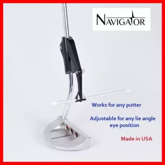 Navigator Putting Aid Golf Putting Training Alignment Practice Made in USA