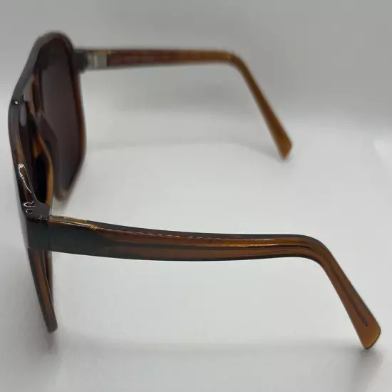 RARE Maui Jim "SILVERSWORD" 701-56 Brown w/ Iridescent Aqua Frames/Bronze Lenses