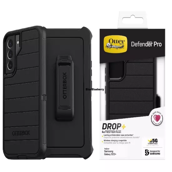 OtterBox Defender Series Pro Case for Samsung Galaxy S22+ Plus Black