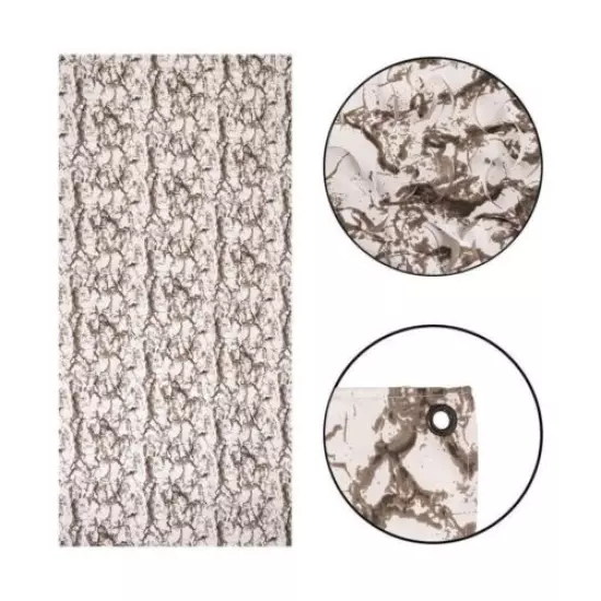 Professional Military Hunting Laser Cut Camo Net - SNOW Camo 1,5x3m 100% Taslan