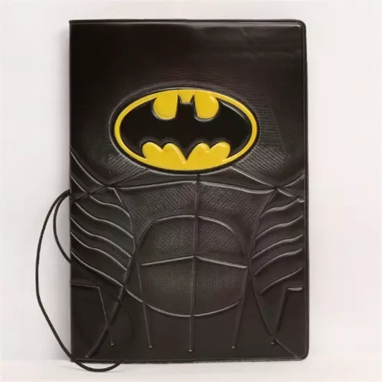 Spiderman Passport Cover Travel PVC Leather 3D Batman Passport Holder Card Cover