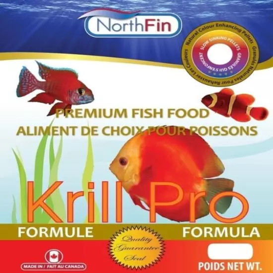 NorthFin Krill Pro Formula 2mm 80g Premium Fish Food Slow Sinking pellets