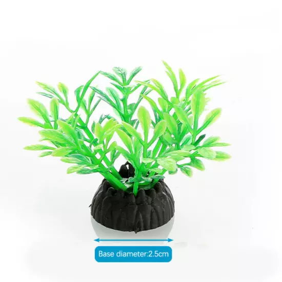 Aquarium Decorative Simulation Aquatic Plant Fish Tank Landscape Ornament Gra Sn