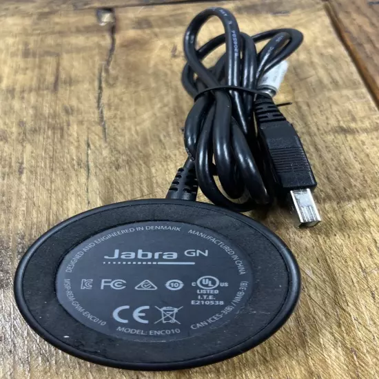 Jabra ENC010 Connector 3.5mm AUX to USB Headset/Headphone Remote Adapter