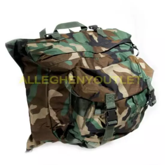 NEW US ARMY COMBAT PATROL PACK BACKPACK WOODLAND CAMOUFLAGE 8465-01-287-8128