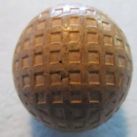 VINTAGE USED MESH RUBBER PRACTICE GOLF BALL VERY SOFT-HARD TO FIND