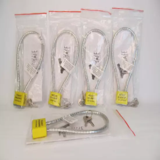 New/Unused - Set of 5 Project Childsafe Gun Locks with Keys, Free Ship