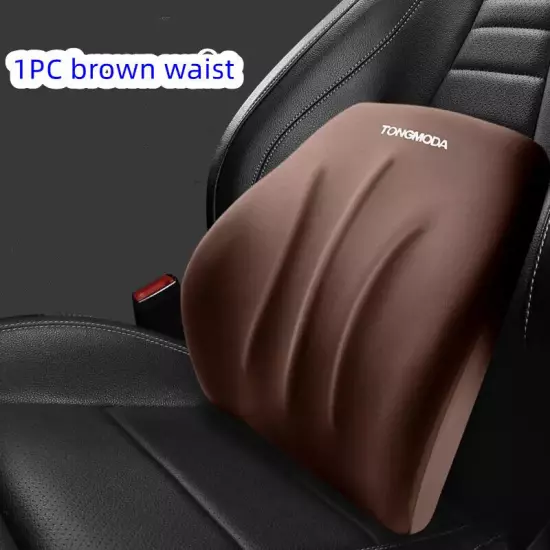 Car Neck Cushion Memory Foam Car Lumbar Support Neck Pillow Backrest Cushion