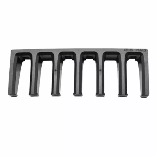 Solid 6X Standard PMAG Wall Mount Mag Holder Home Magazine Storage Hunting