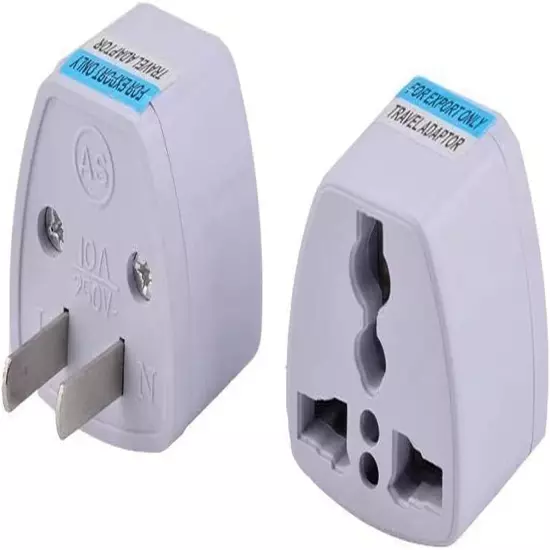 Travel Power Adapter, High Performance Universal UK EU AU to US Plug Adapter Con