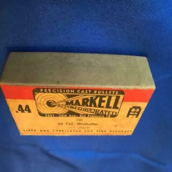 Markell Precision Cast Bullet Vintage Empty Box