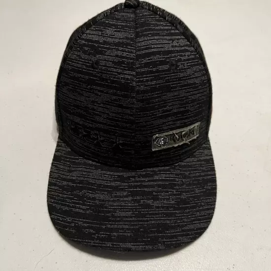 Kubota Black Gray Cap Hat Baseball K Products Distressed Adjustable Strap Back