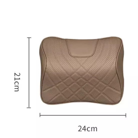 Car Leather Headrest Car Seat Neck Pillow Rest Support Cushion Support Protector