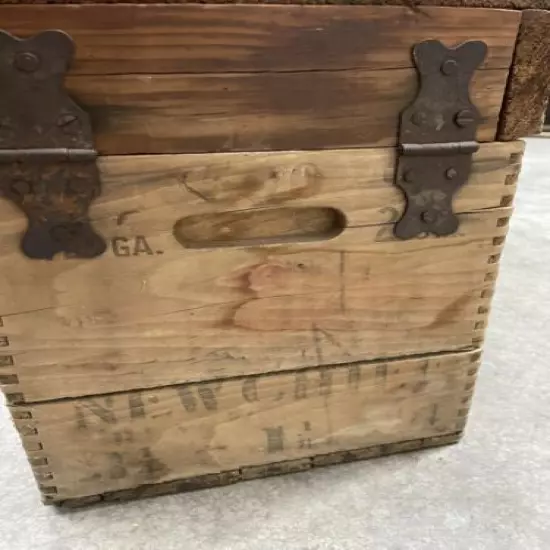 Western New Chief Vintage Ammo Wooden Wood Box Turned into electricians toolbox