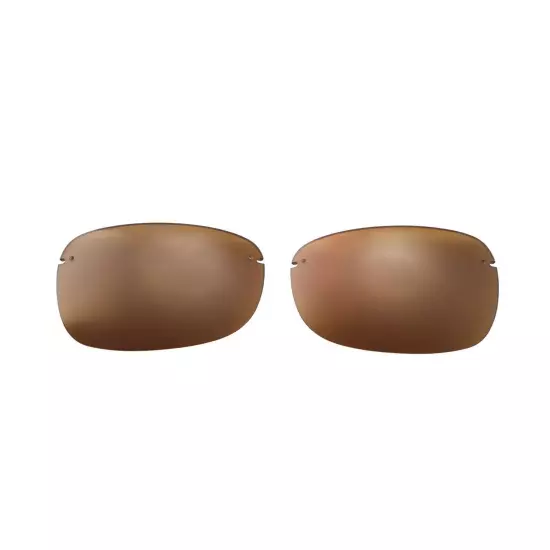 Walleva Brown Polarized Replacement Lenses For Maui Jim Sandy Beach