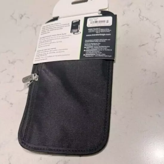 Travelon Passport ID & Boarding Pass Holder bag, wallet purse back