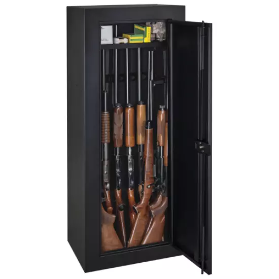 Steel Security Cabinet 14 Gun Safe Locker Rifle Cabinets Shotgun Storage New