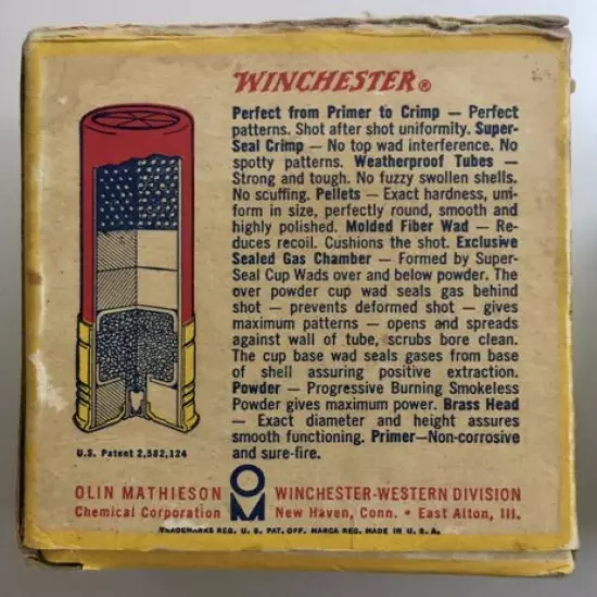 WINCHESTER SUPER SPEED 16 GA. EMPTY SHOTGUN SHELL BOX