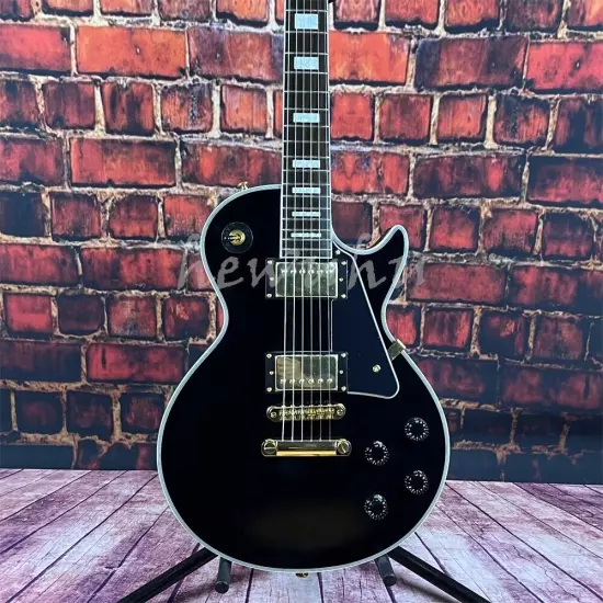 hot selling custom shop electric guitar Black Beauty gold color hardware