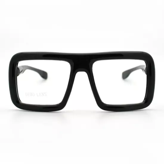 Thick Square Glasses Clear Lens Eyeglasses Frame Super Oversized Fashion