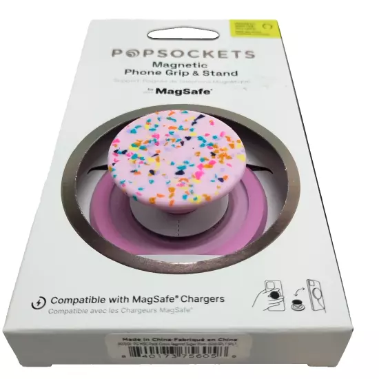 Popsockets- Magnetic MAGSAFE Phone Grip & Stand Pink Sugar Plum