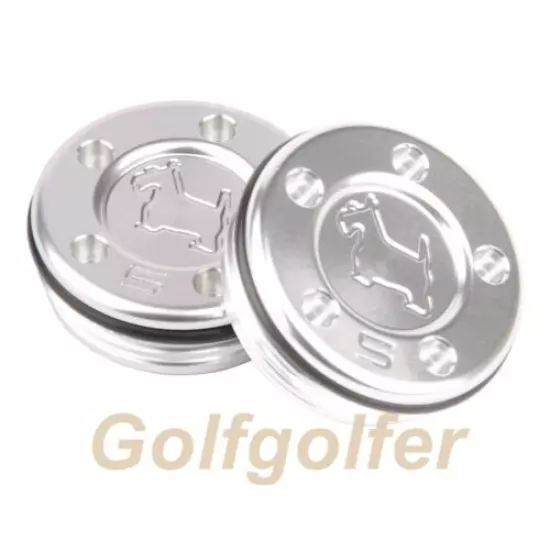 2pcs Silver Dog Golf Putter Weight for Scotty Cameron Newport Select California