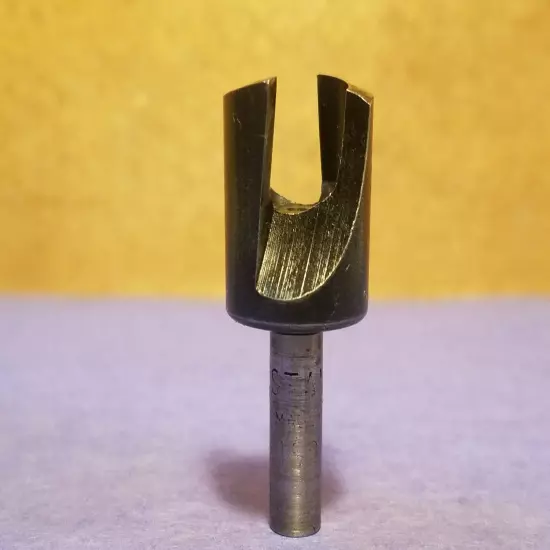 Stanley 7/16" Plug Cutter Bit 1/4" Shank Swanky Barn