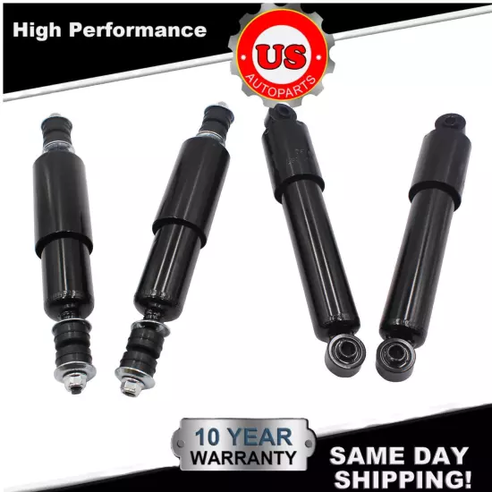 Set of 4 Golf Cart Front & Rear Shock Absorbers Kit Fits 1981-2008 Club Car DS