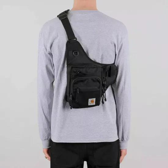 Carhartt Work In Progress Delta Shoulder Bag/ WIP Shoulder Sling Bag - BLACK