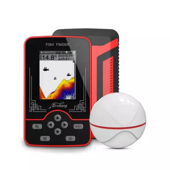 3D Intelligent High Power Sonar Fish Finder - Wireless Fish Finder Detector Ball