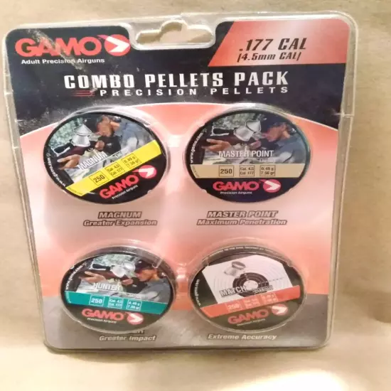 Gamo Combo Pack - .177 Cal (4.5 Cal) Air Gun Pellet Ammunition - 4 Types