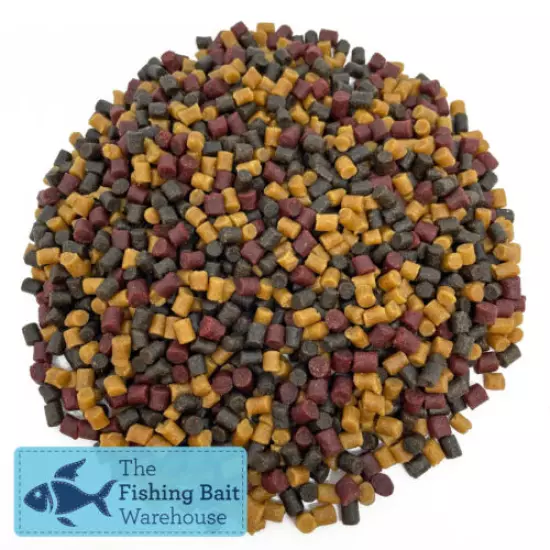 Mixed Pellets 4mm, 1kg, 2kg, 5kg, 20kg, Carp Fishing Pellets, Tench, Halibut