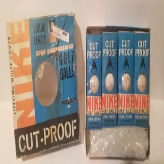 Vintage NIKE Rare Golf Balls Japan Unused 1950's 60's Caprico