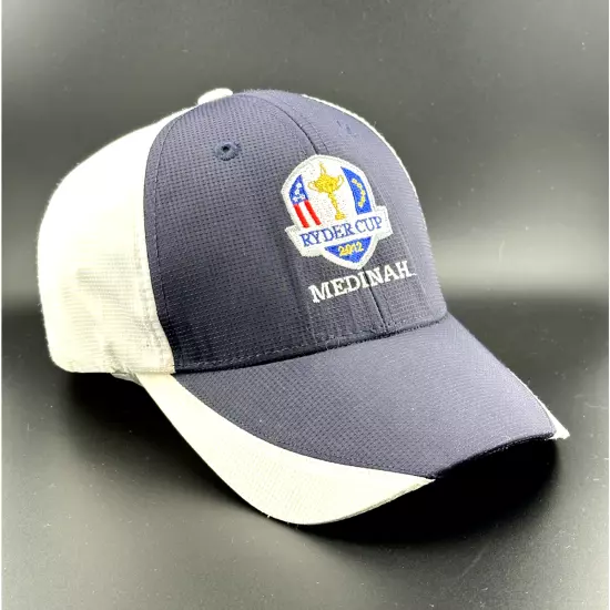 Adult U.S. RYDER CUP 2012 MEDINAH CAP Blue White - OSFM - Adjustable