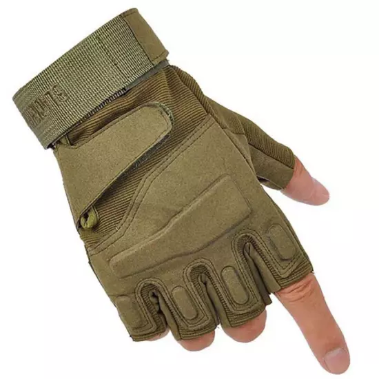 Tactical Gloves Military Fingerless Gloves Motorcycle Hunting Shooting Gloves