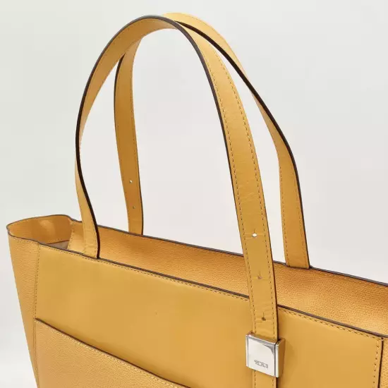 Tumi Tote Bag Sink Nora Leather Yellow Shoulder