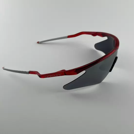 Oakley M Frame Crystal Red Black Iridium Heater Gen 1 Mumbo White Ear Socks 90’s