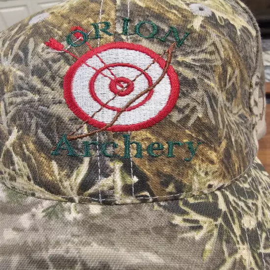 Camo Orion Archery Strap Back Hat Cap