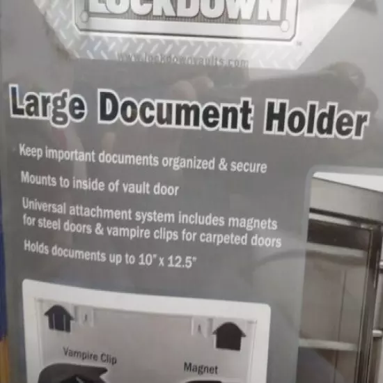 LOCKDOWN LARGE DOCUMENT HOLDER